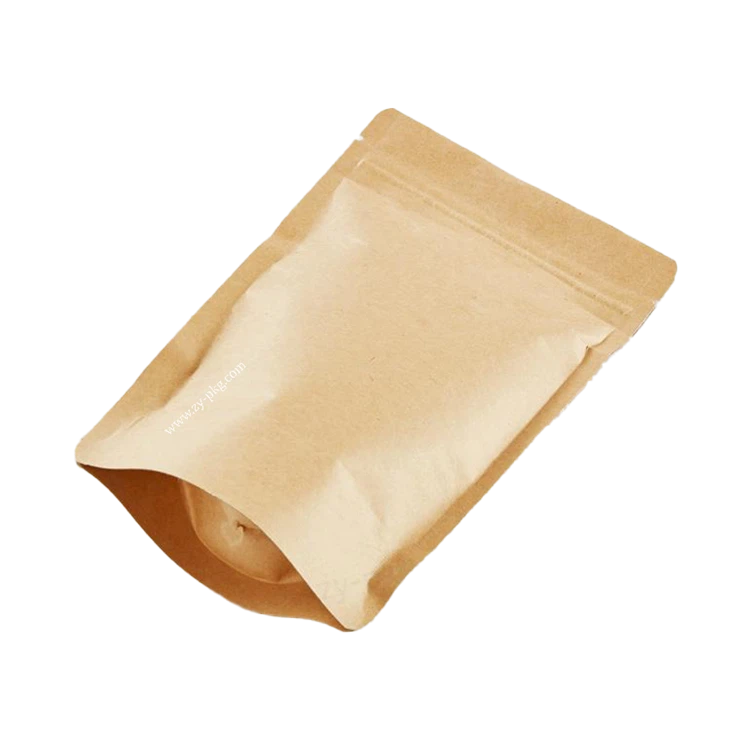 Kraft Resealable Pouches